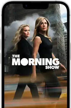 iPhone 17e Display mit der Apple TV Serie The Morning Show
