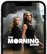 iPhone 17e Display mit der Apple TV Serie The Morning Show